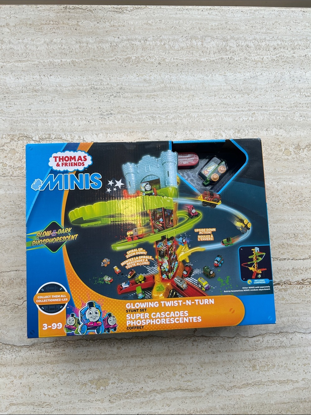 NEW 🆕 Thomas & Friends MINIS Glowing Twist-N-Turn Super Cascades Playset sealed